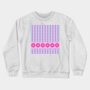 Flowers And Polka Dots Crewneck Sweatshirt